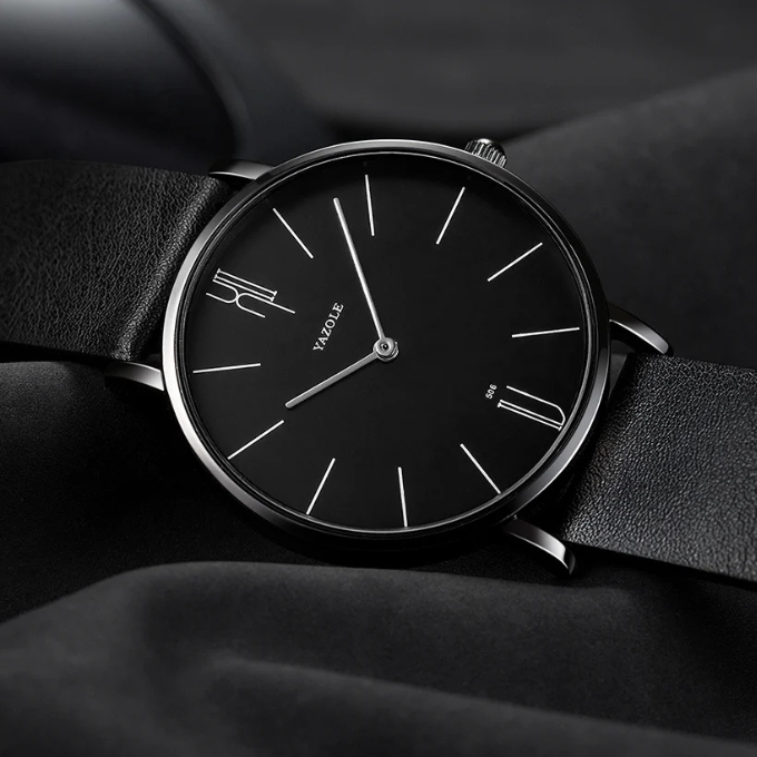 The Sterling Cowhide Watch