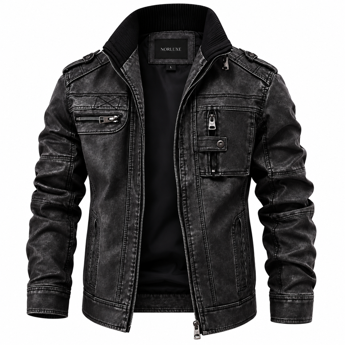 Aldrenne™ Heritage Leather Jacket